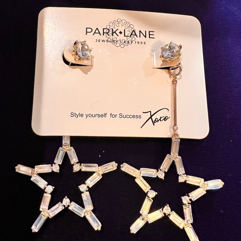 Park Lane Sparkle Box STAR Earrings